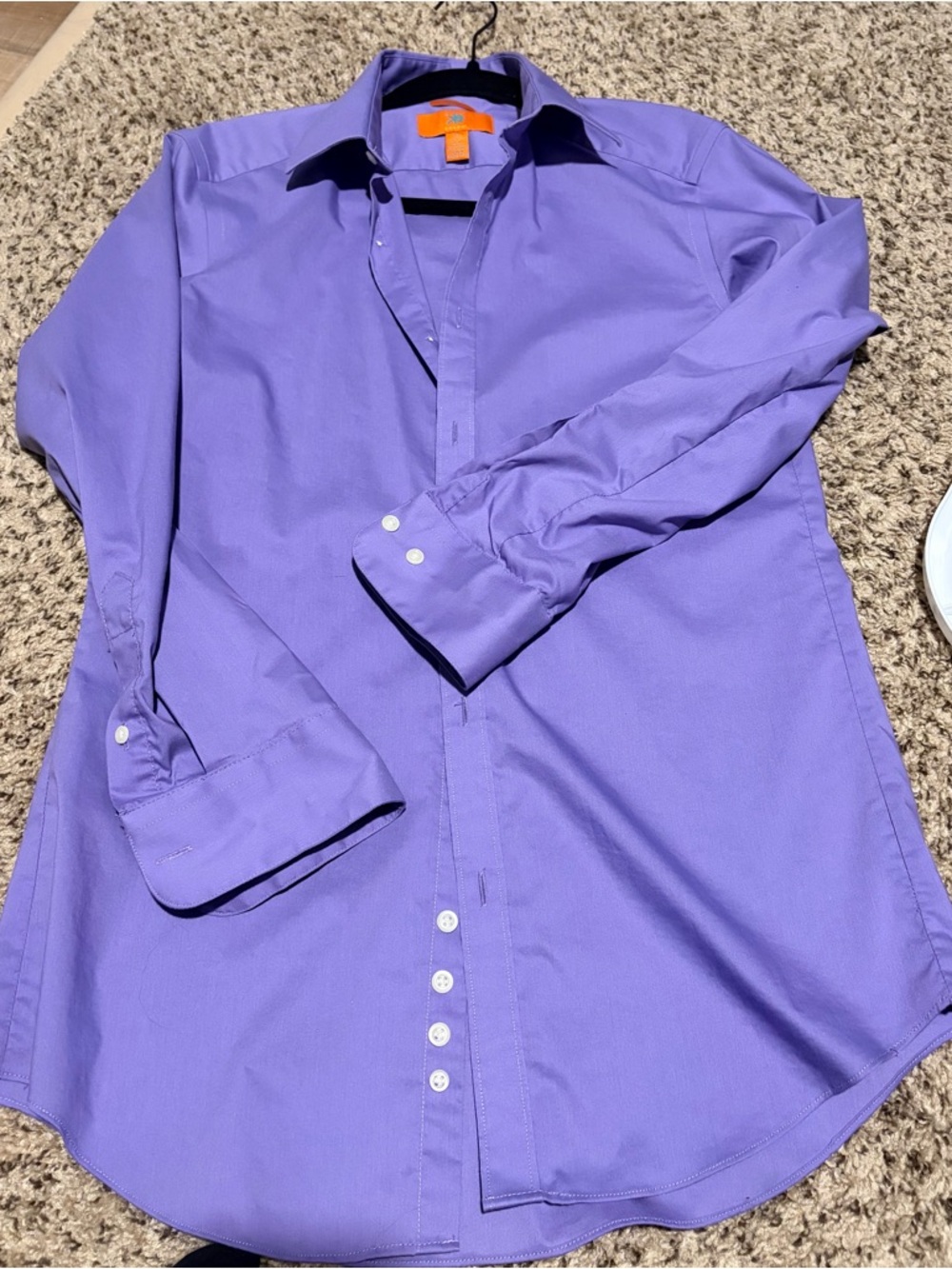 Egara Lilac Button-Front Dress Shirt